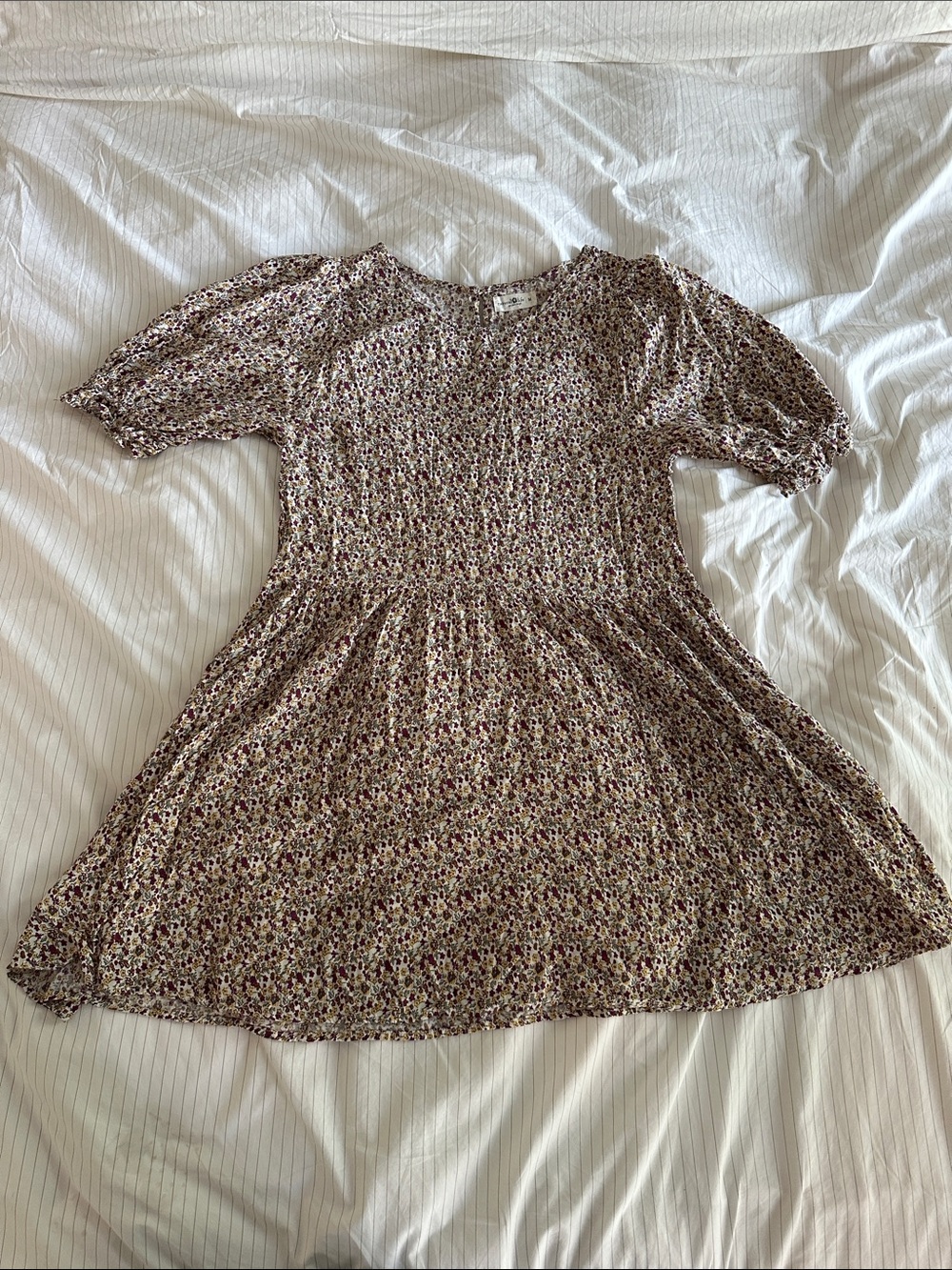 Natural Life - Blair Relaxed Swing Dress in Floral Print - Size Medium - Picture 1 of 6